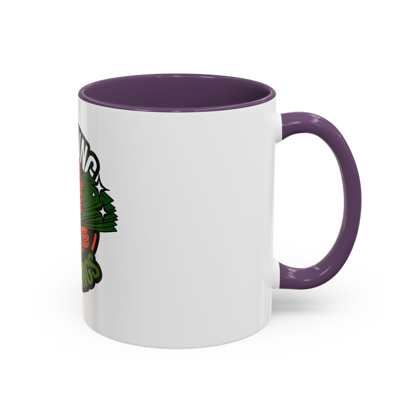 Stacking My Savings Accent Coffee Mug - Fun Finance Gift for Coffee Lovers