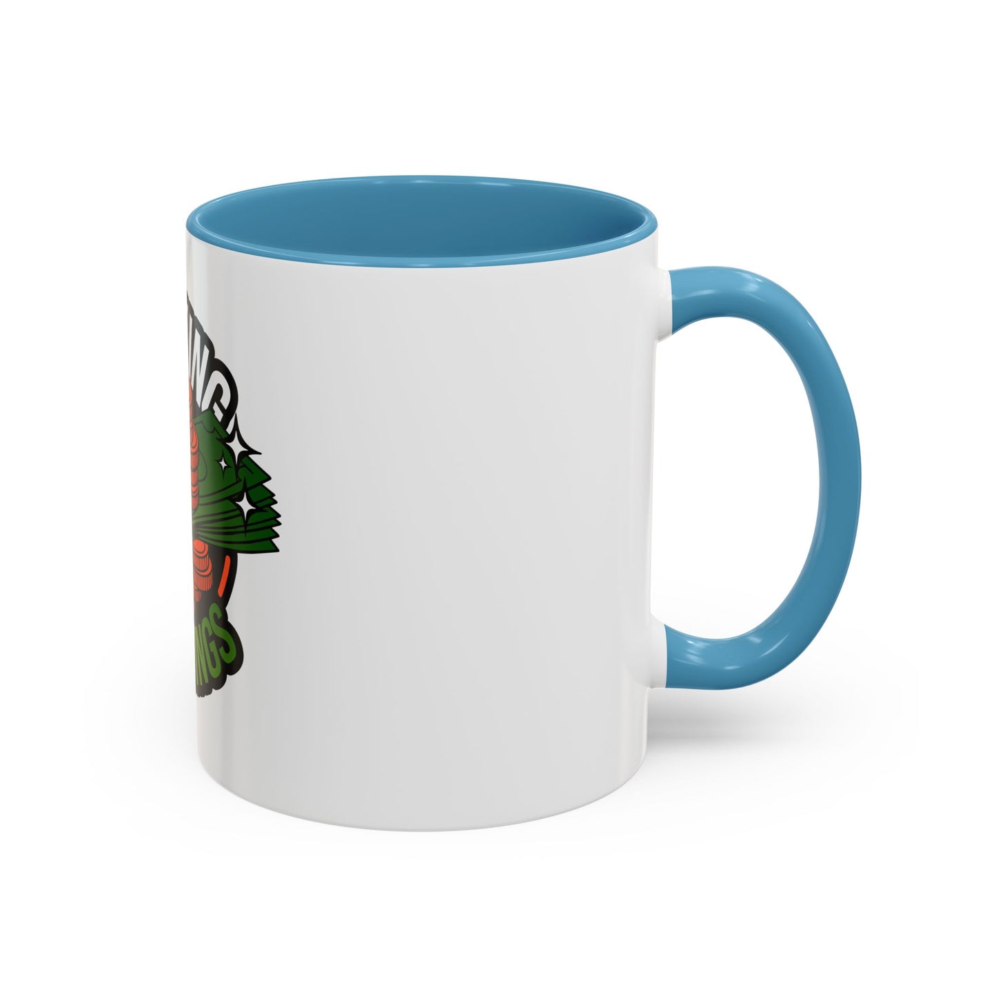 Stacking My Savings Accent Coffee Mug - Fun Finance Gift for Coffee Lovers
