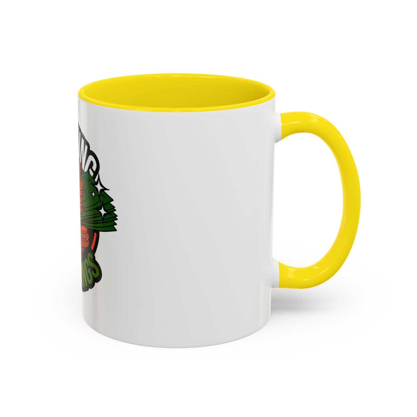 Stacking My Savings Accent Coffee Mug - Fun Finance Gift for Coffee Lovers