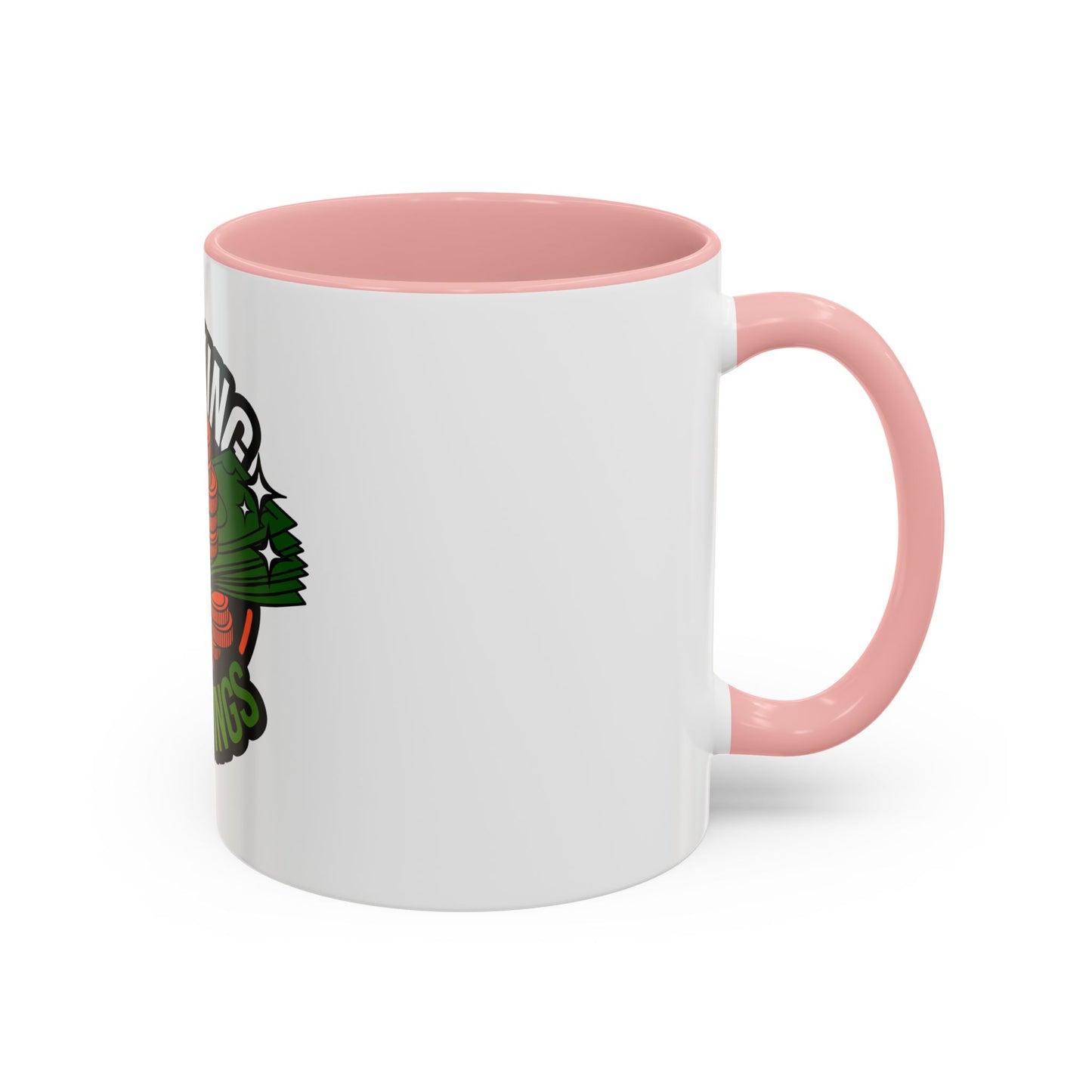 Stacking My Savings Accent Coffee Mug - Fun Finance Gift for Coffee Lovers